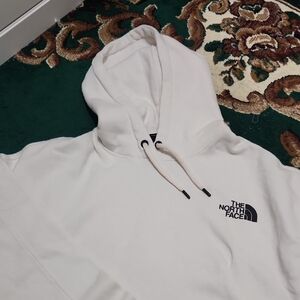 The North Face White Hoodie Sweater